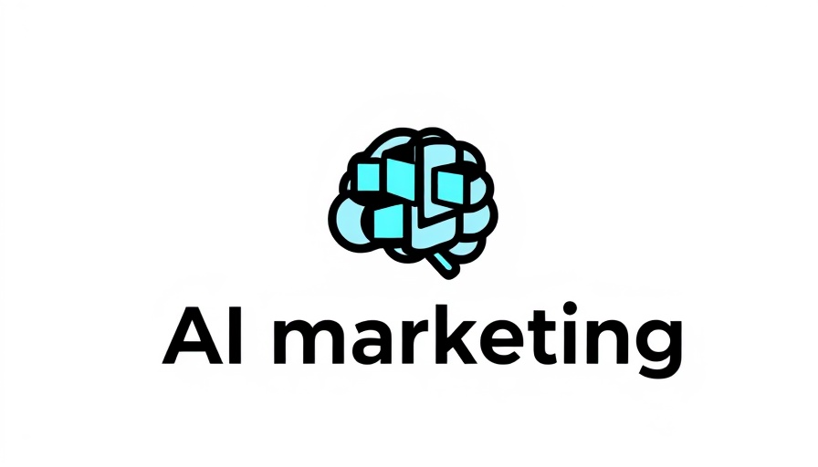 AI business strategy logo with brain and digital blocks.
