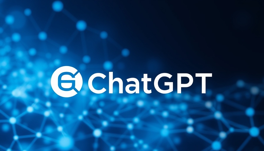 ChatGPT evolution with futuristic abstract logo and digital nodes
