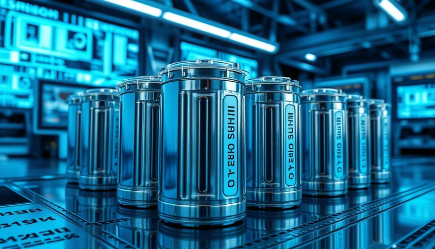 Futuristic lithium-sulfur batteries in high-tech lab setting