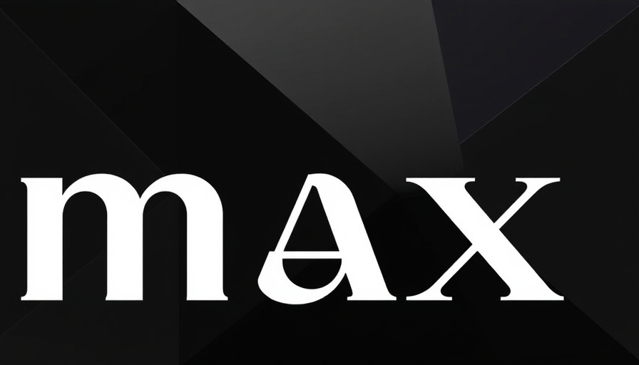 White 'max' logo on dark geometric background, Black Friday streaming deals.