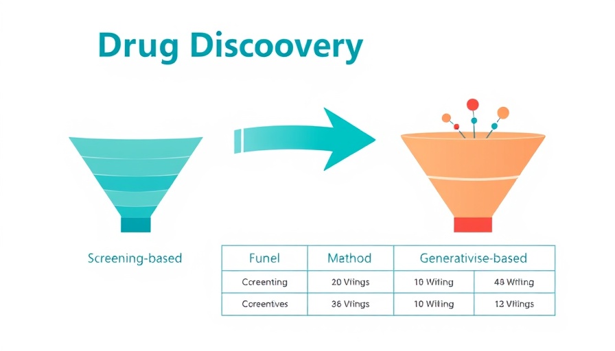 TamGen AI drug discovery infographic with stages and comparisons