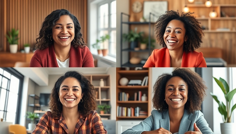 Diverse women in virtual meeting, Microsoft Tokyo AI Lab setting.