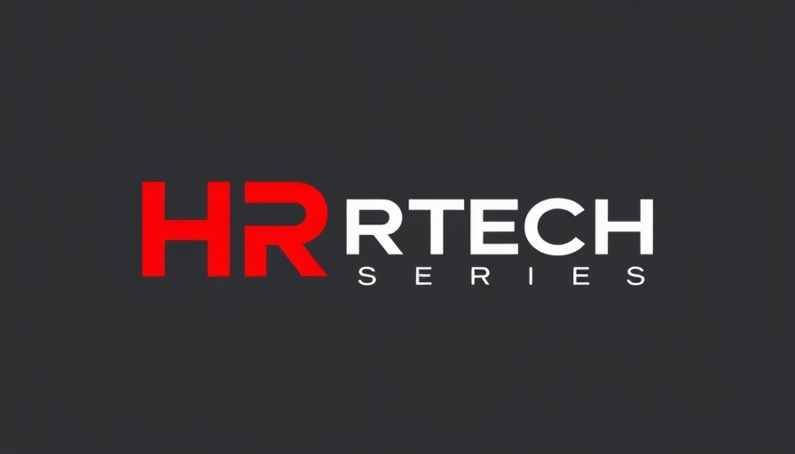 HRTECHSERIES logo with modern design in red and gray.