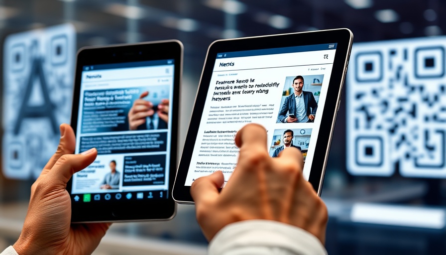 AI Business Strategy app on tablet and smartphone demonstrating future skills.