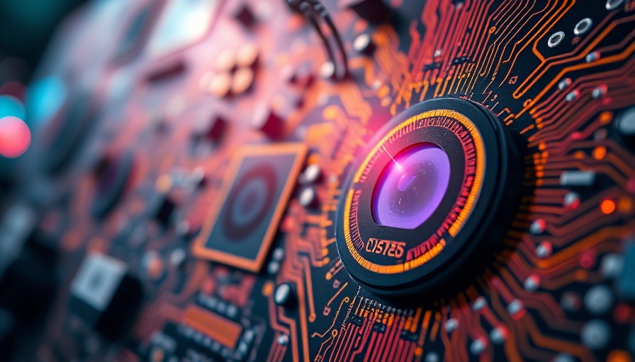 Close-up of advanced optical processors showcasing technology.