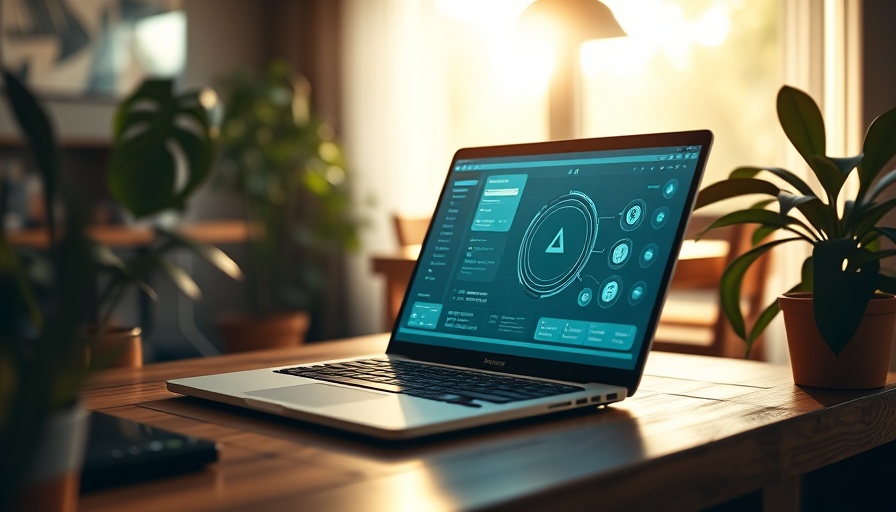 Merlin AI interface on laptop in a sunlit workspace.