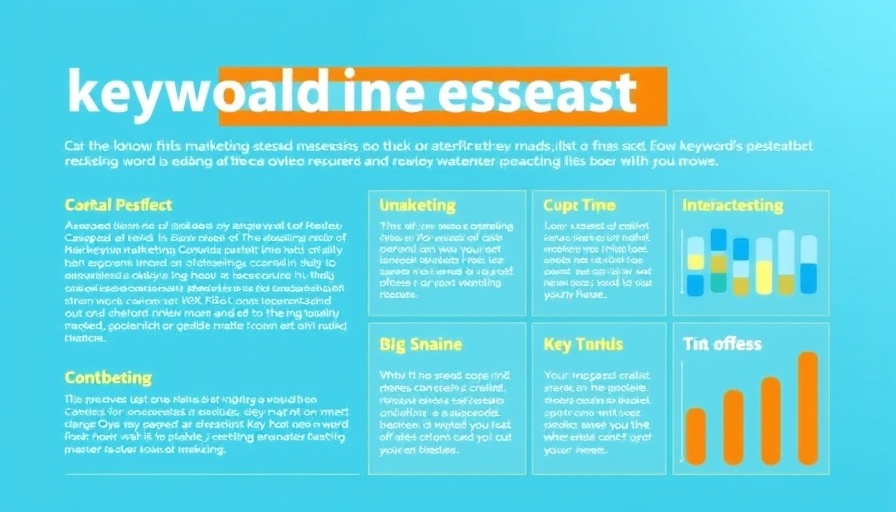 Keyword research template guide with vibrant design and clarity