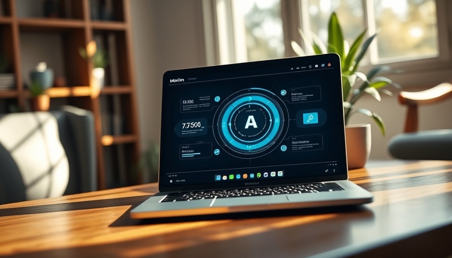 Merlin AI interface on a laptop in a sunlit room