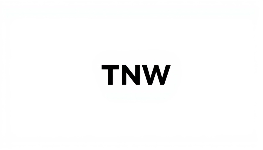 Minimalist TNW logo on blank background