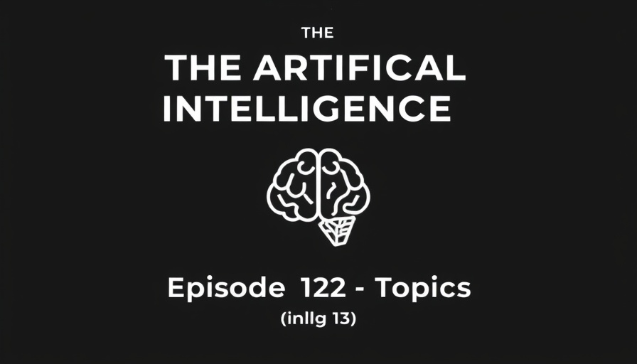 AI business strategy in podcast with digital brain theme