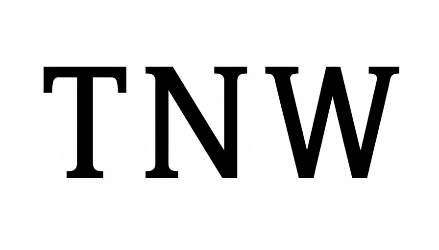 Minimalist TNW text logo design