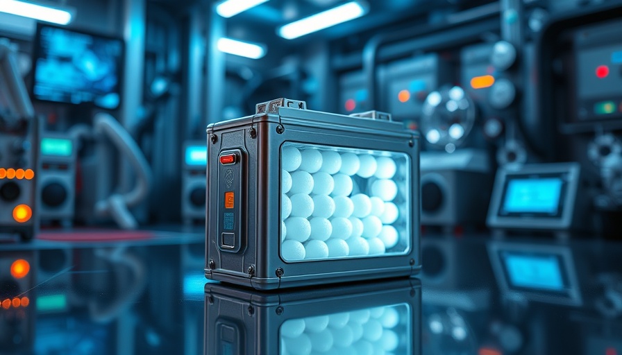 Futuristic lithium-sulfur battery in advanced lab setting