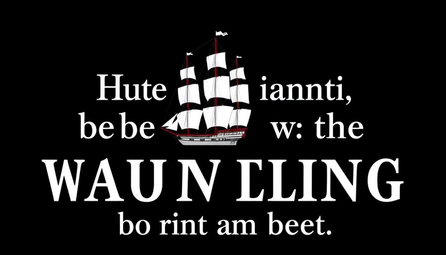 Humorous text image with vintage ship illustration and serif font.