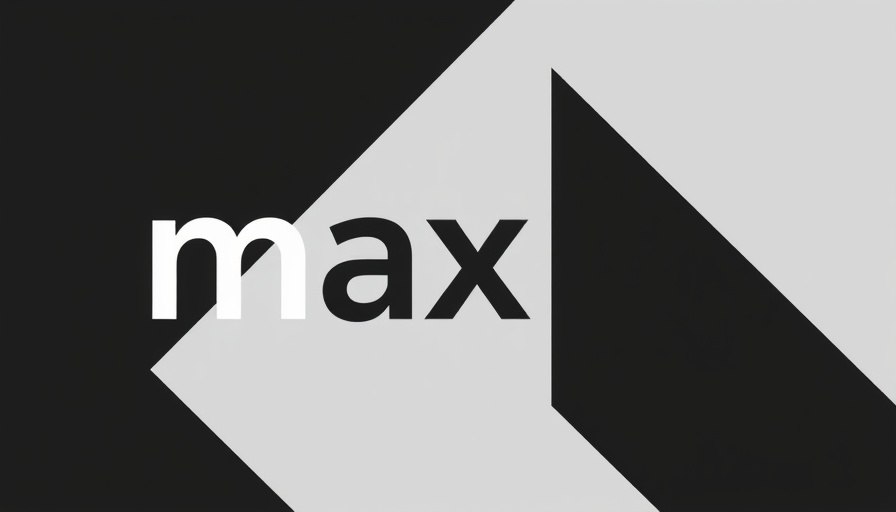 Modern abstract 'max' design highlights streaming discounts.