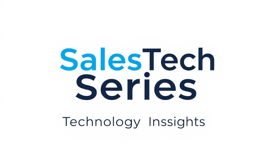 AI supply chain insights from SalesTechSeries logo.