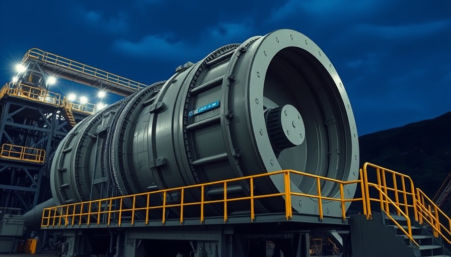 Mining project challenges depicted in nighttime industrial setting.