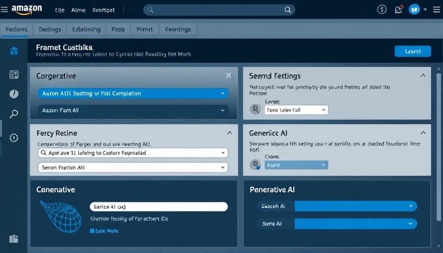Amazon Bedrock AI interface displaying prompt configuration and settings.