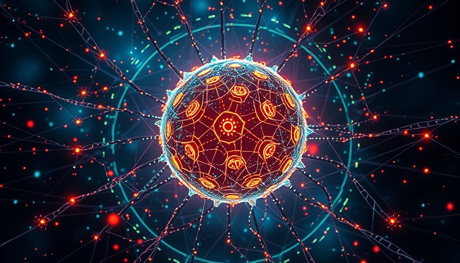 Agentic AI concept with futuristic digital entity in sci-fi setting.