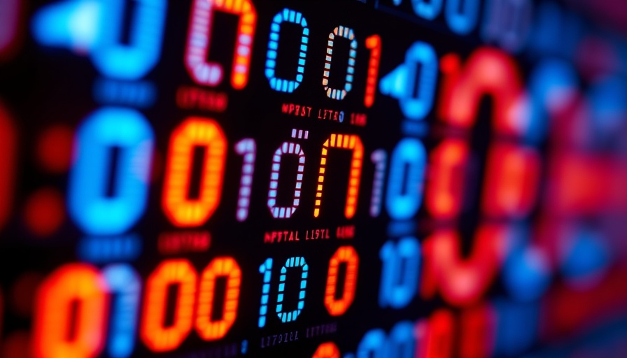 Binary code close-up highlighting AI consumer apps.