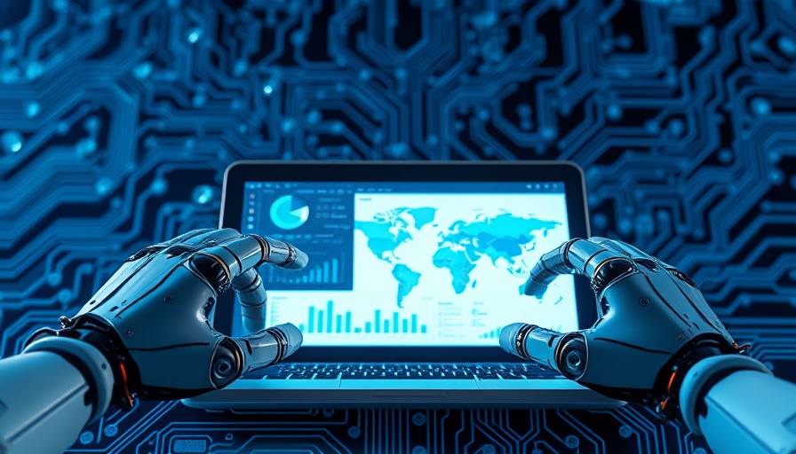 AI model interacting with devices in a digital environment.