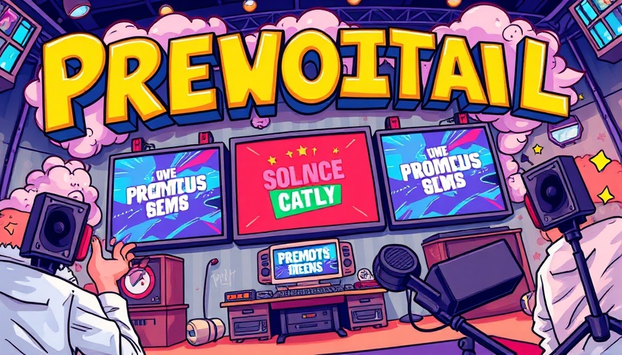 Colorful Black Friday TV deals artwork with remote control.
