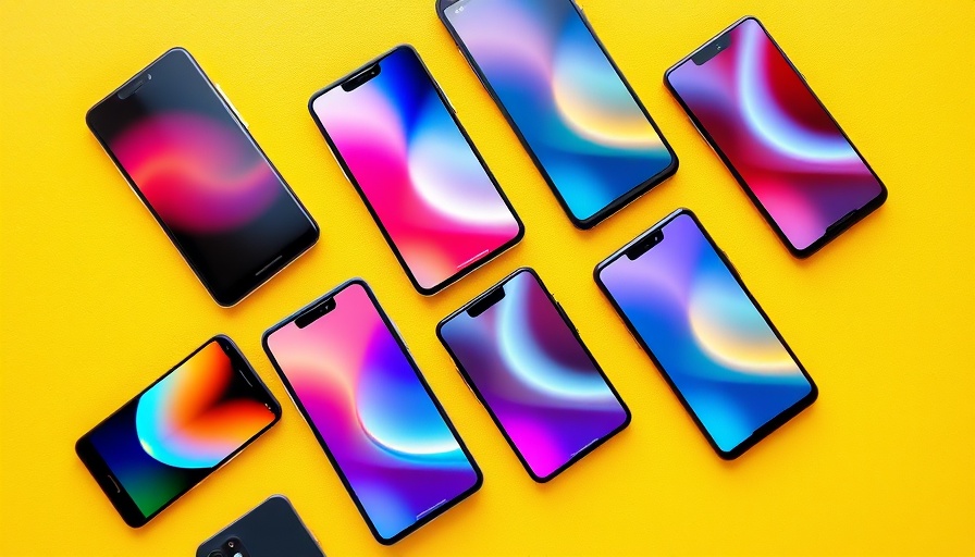 Black Friday phone deals showcasing multiple smartphone models.