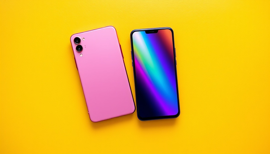 Modern smartphones showcasing phone deals 2024 trends.