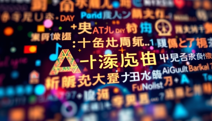 Multilingual text overlay symbolizing AI translation.