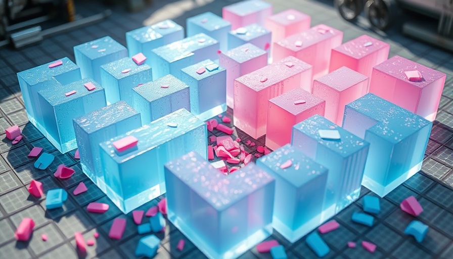 Abstract maze model representing AI reasoning models, broken block design.