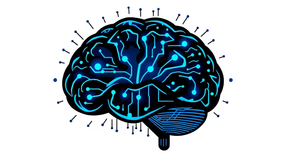 AI Scaling logo with brain and digital elements