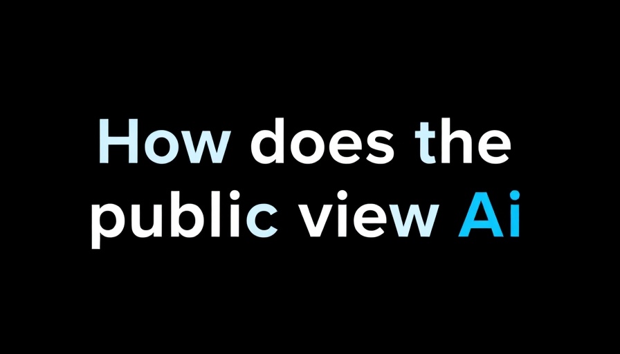 AI business strategy text-based design with modern typography