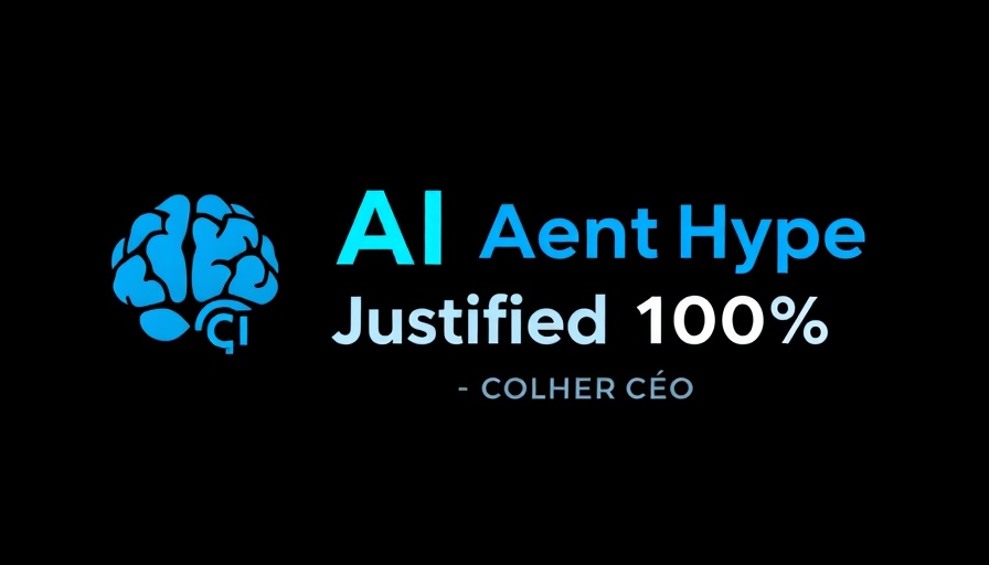 AI policy hype justified by Cohere CEO graphic with black background