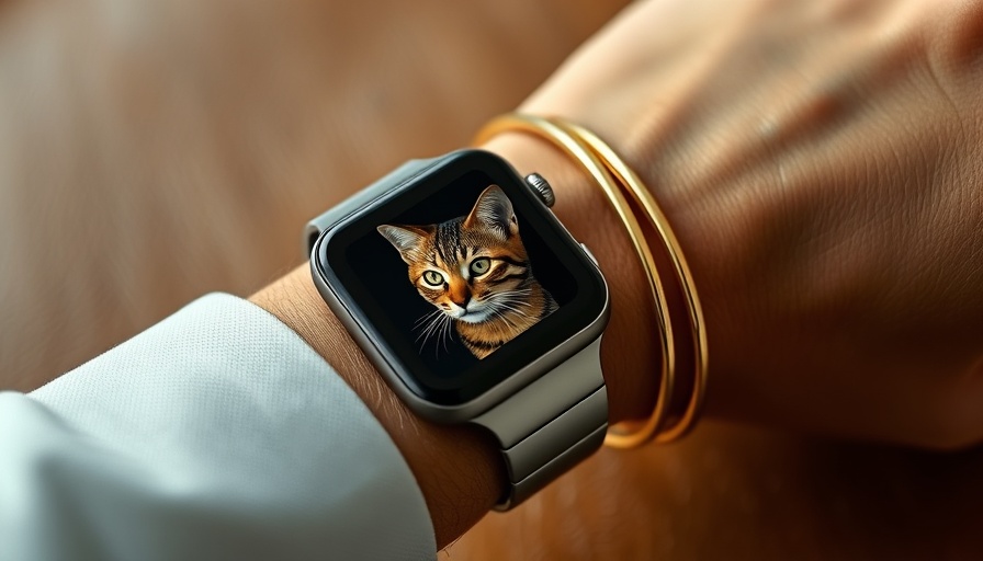 Stylish smartwatch on wrist with gold bangles, smartwatch deals.