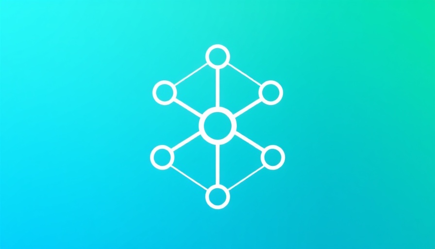 Graph RAG technology icon with interconnected nodes on gradient background.