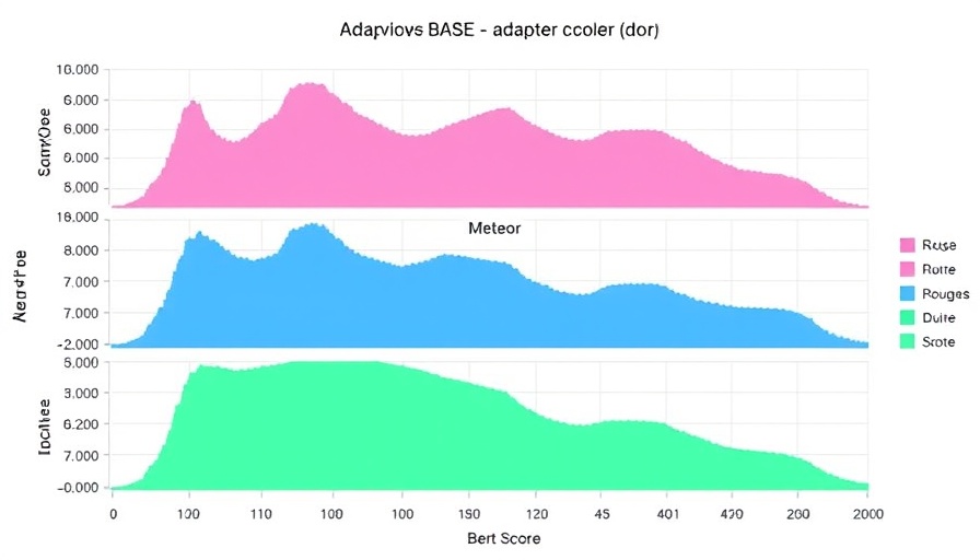 SageMaker AI histogram comparison chart with Meteor, Rouge, and Bert scores