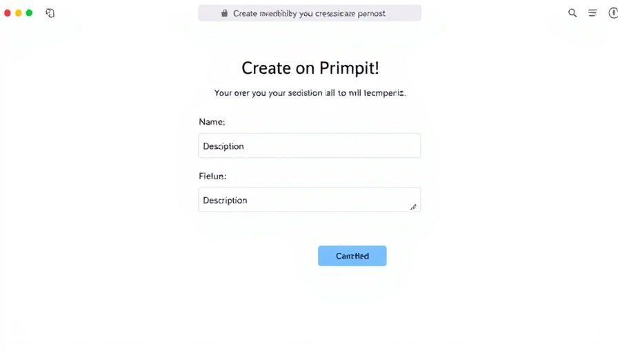 Generative AI prompt creation interface with encryption settings