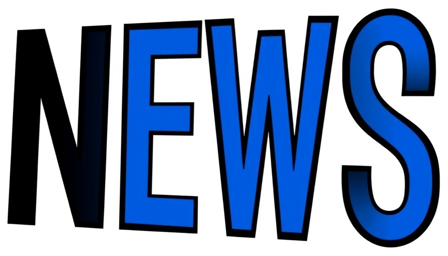 Bold black and blue NEWS logo with minimalistic design.
