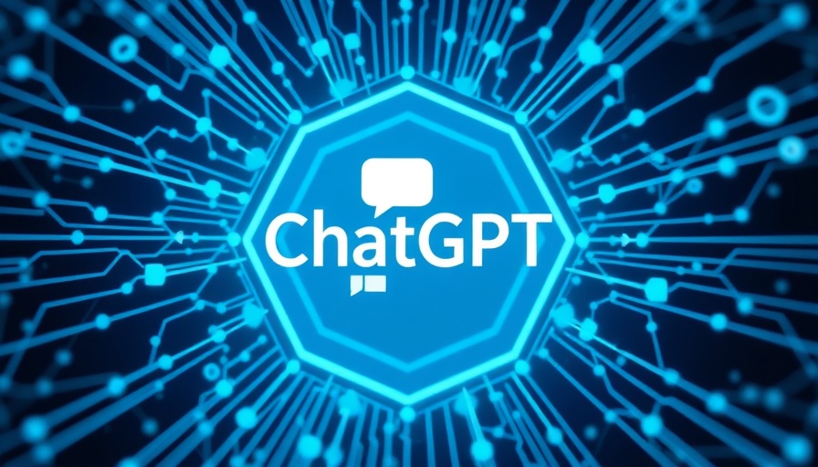 Stylized ChatGPT logo with digital network, symbolizing advancements.