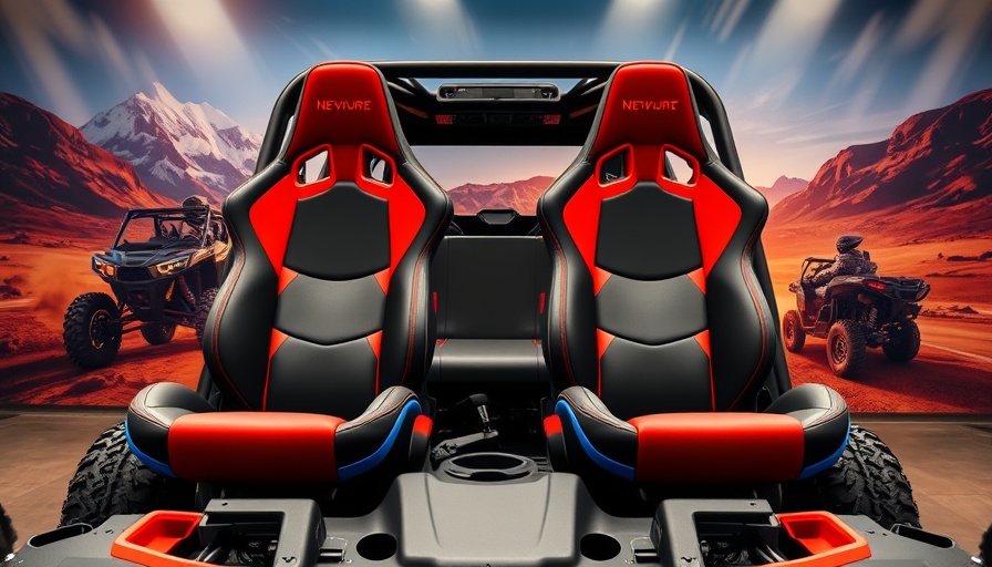 Bridgestone Beta Racing seats and vehicle, high-adventure promotion.
