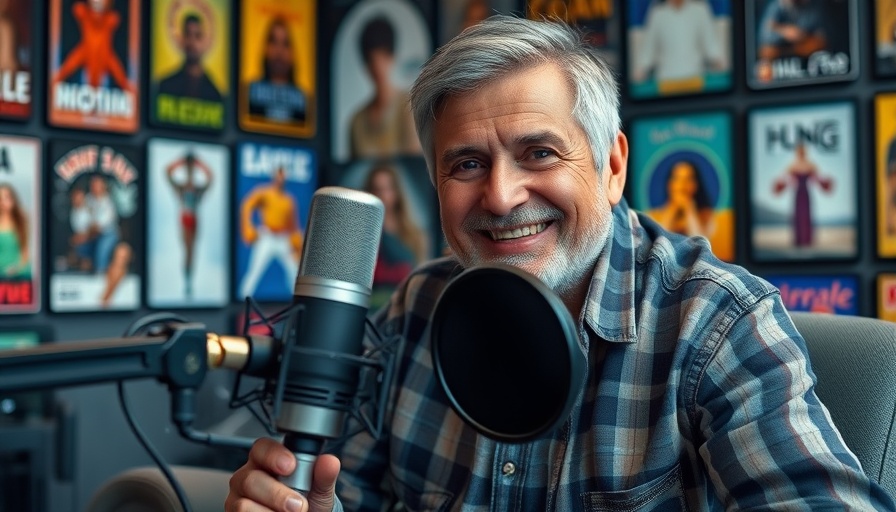 Man in studio with microphone, related to audio technology.