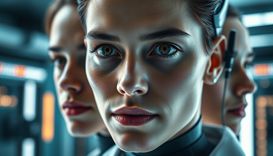 AI deepfake detection technology analyzing morphing faces.