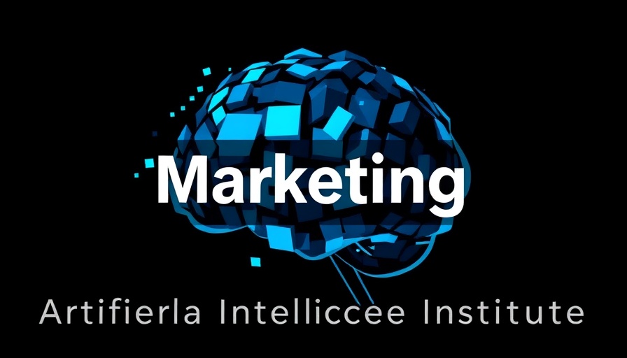 AI Business Strategy logo with digital brain and text.