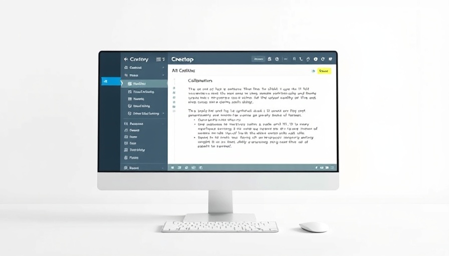 Minimal desktop tool interface for SEO templates with AI options.