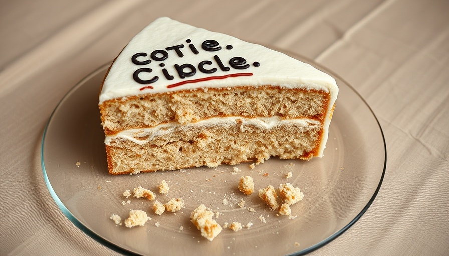 Whimsical Java programming-themed cake with code slice.