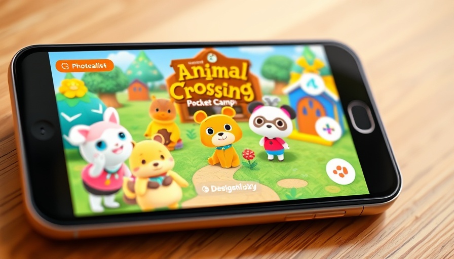 Animal Crossing Pocket Camp game interface on smartphone screen.