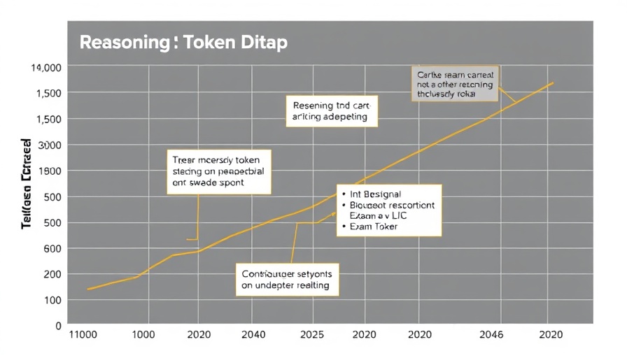 AI foundation models graph on reasoning tokens impact