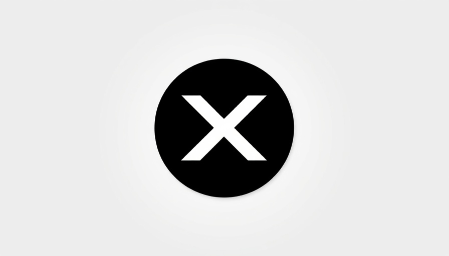 Minimalist logo with stylized 'X' design for AI development