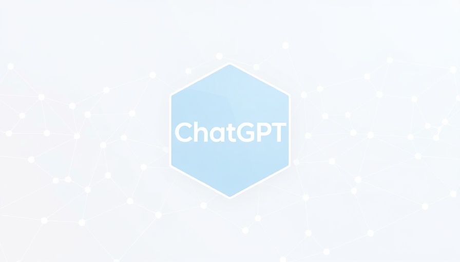 ChatGPT advancements logo with futuristic network pattern
