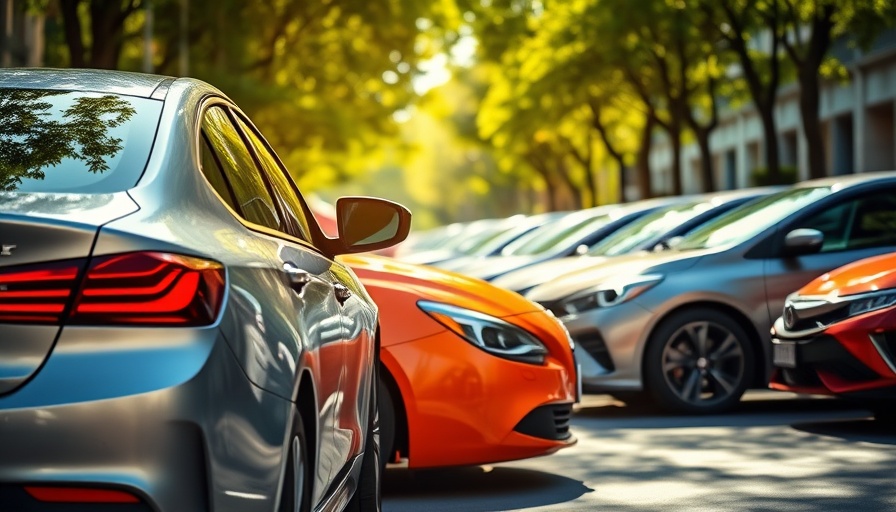 Parked cars in city street under sunlight, Nissan leadership change.