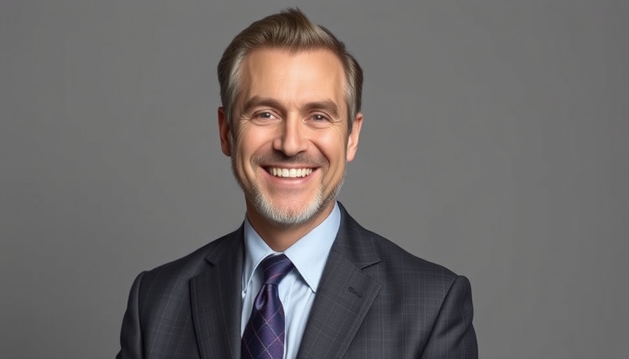 Portrait of a smiling middle-aged man, TelevisaUnivision restructuring.